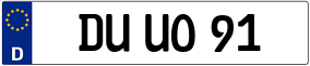 Truck License Plate